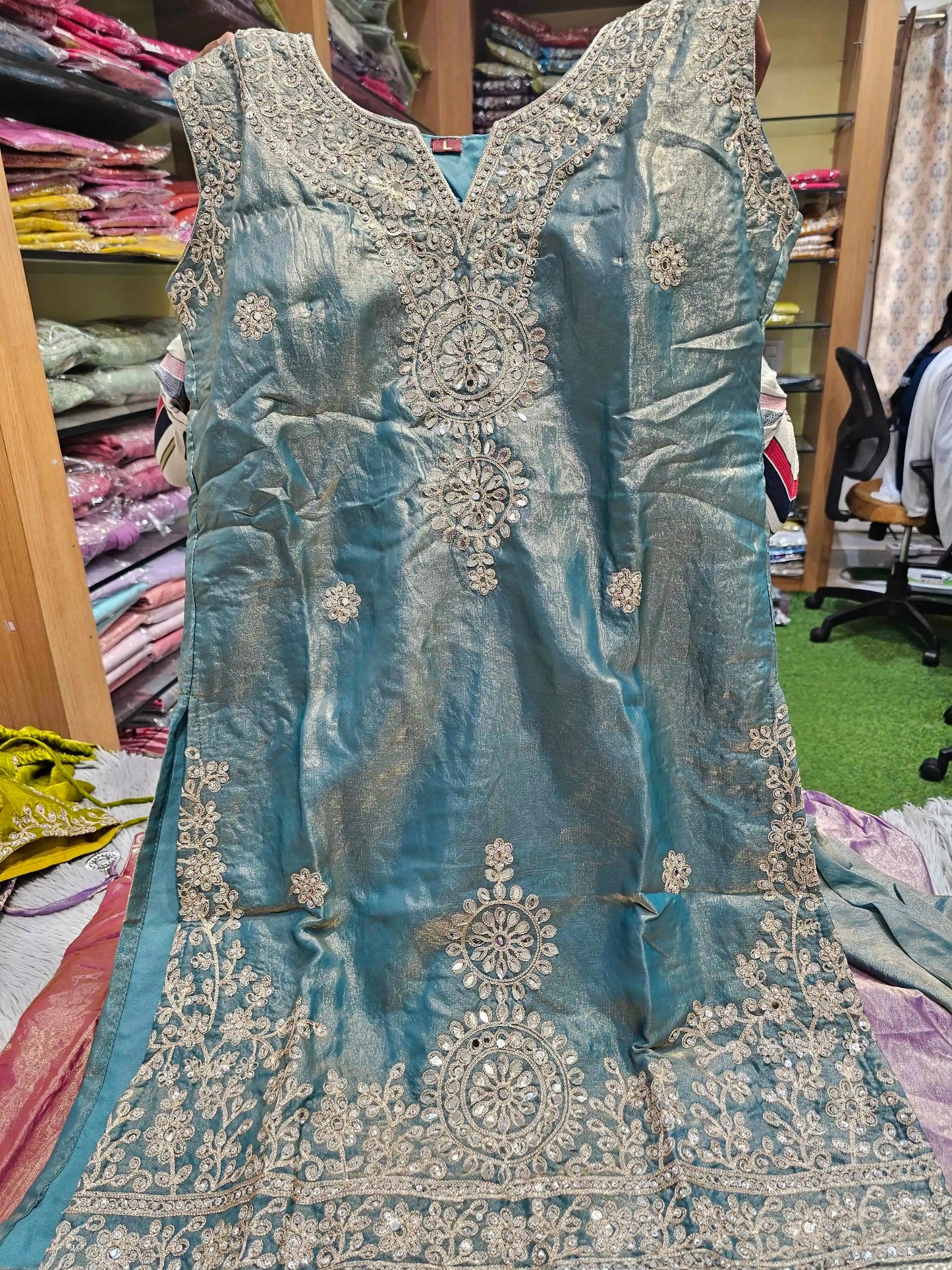 Ramzan Special Glass Shimmer Sharara