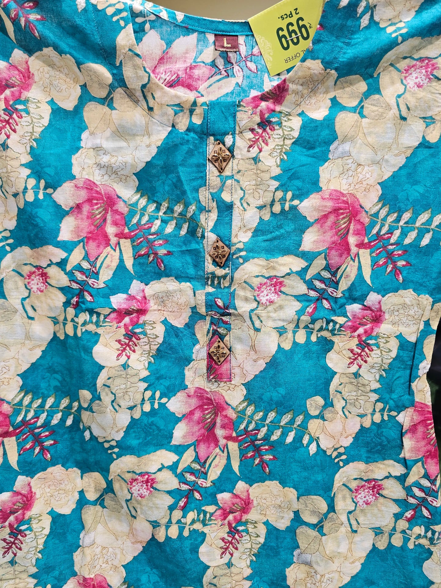 Cotton Printed Kurti Set