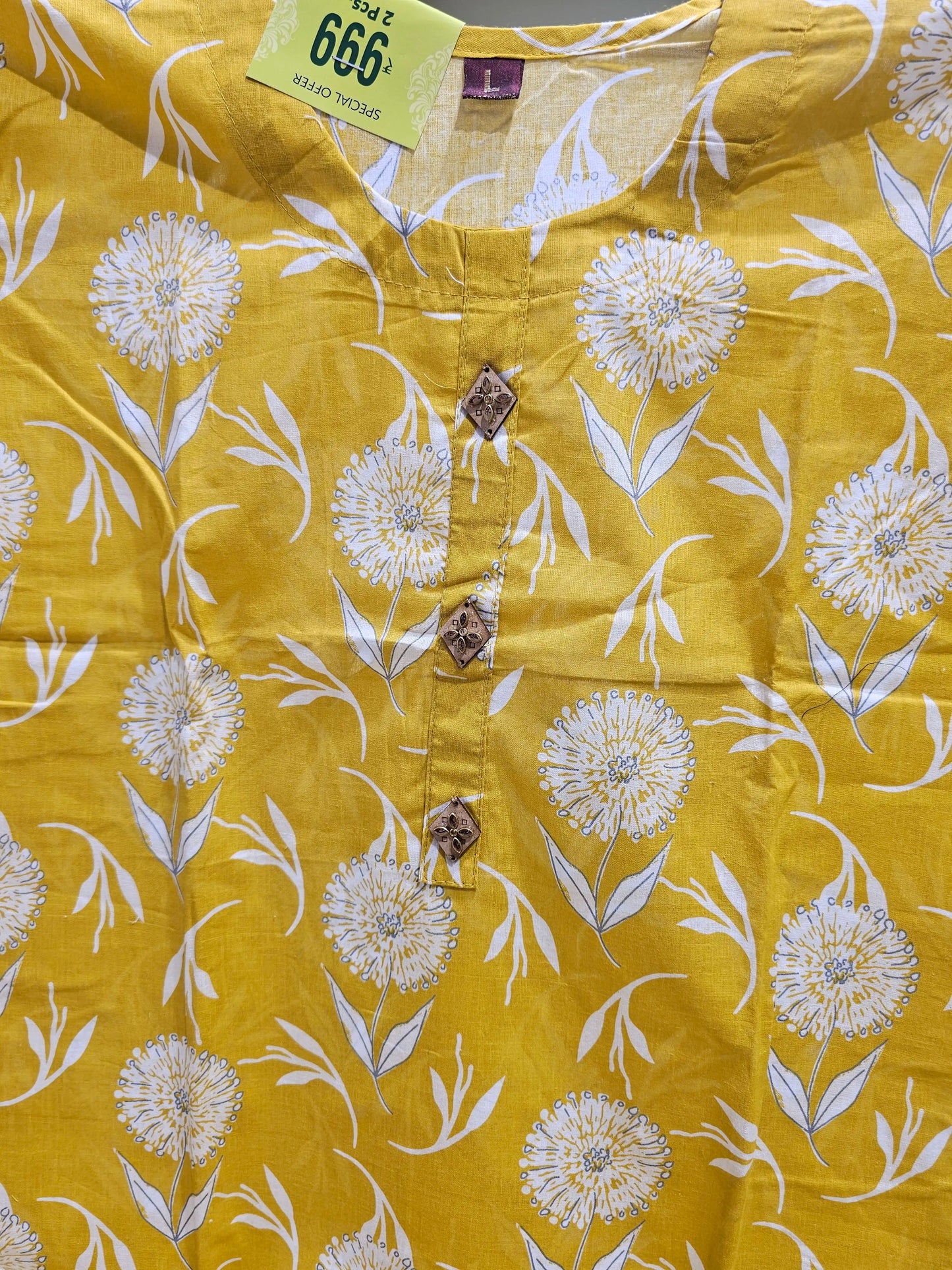 Cotton Printed Kurti Set