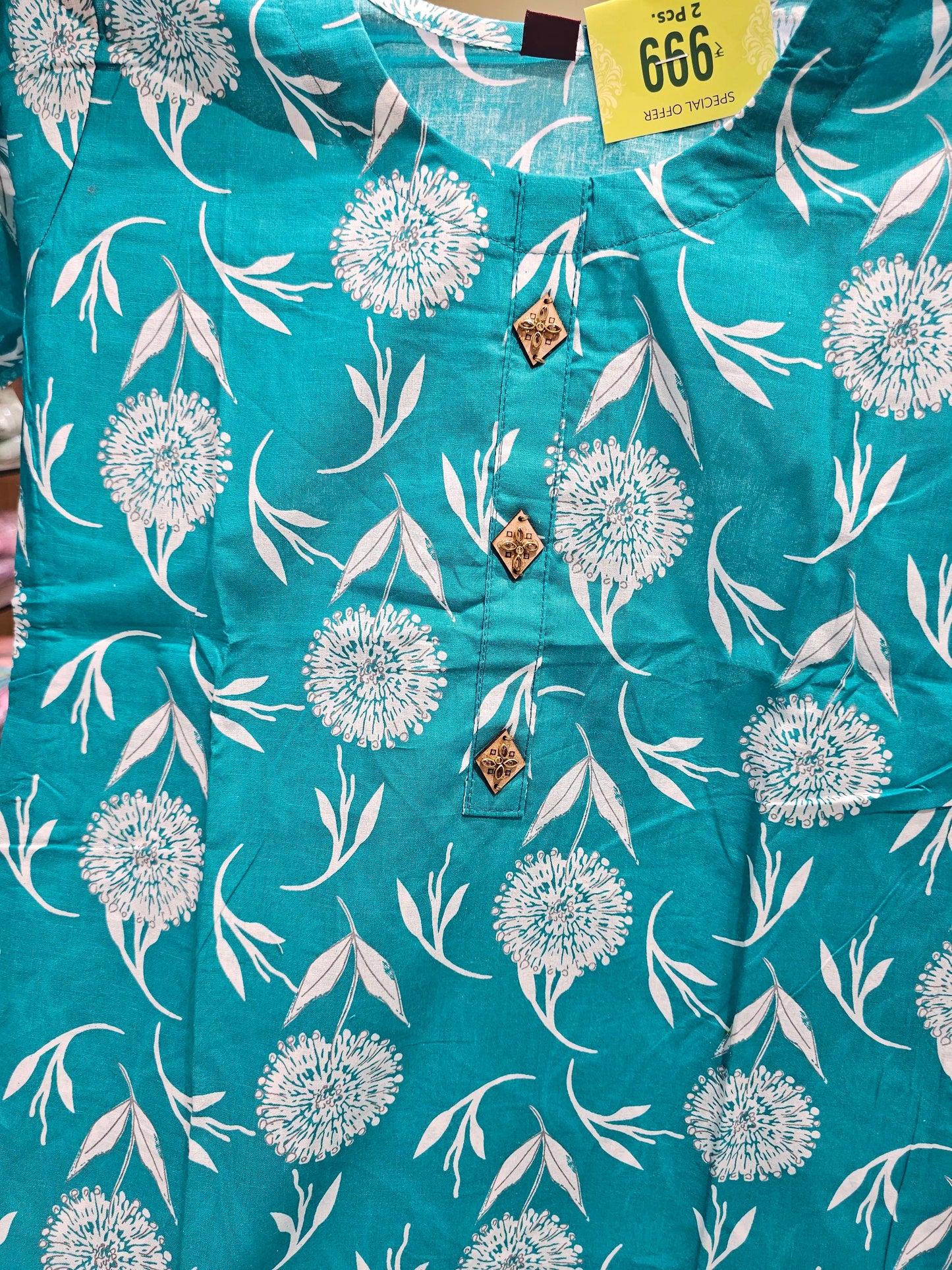 Cotton Printed Kurti Set