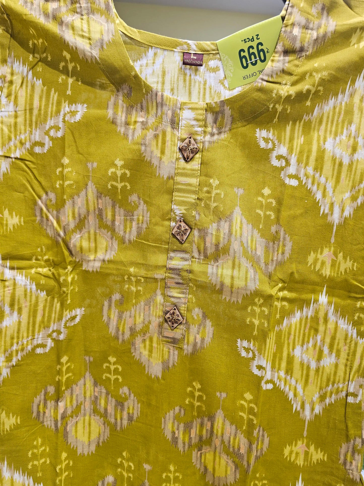 Cotton Printed Kurti Set