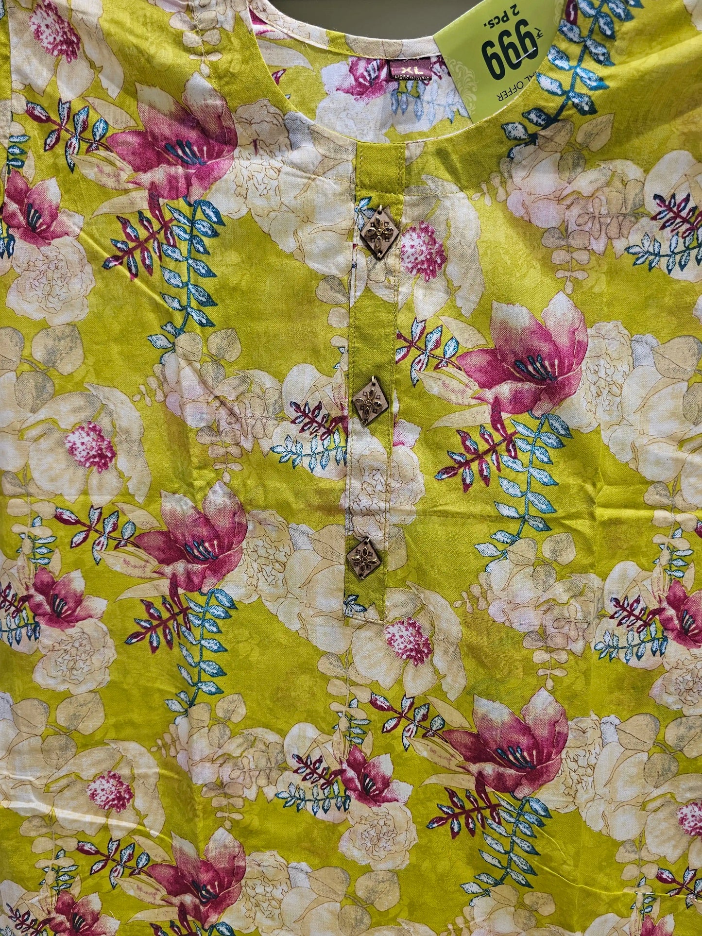 Cotton Printed Kurti Set