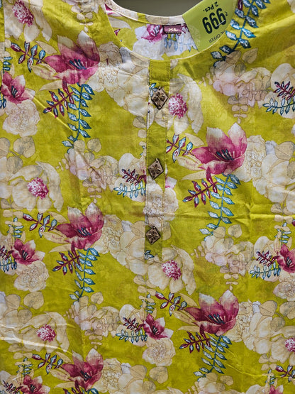 Cotton Printed Kurti Set