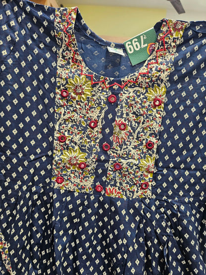 Kalamkari Kurti Reon Printed