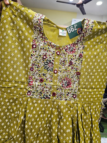 Kalamkari Kurti Reon Printed