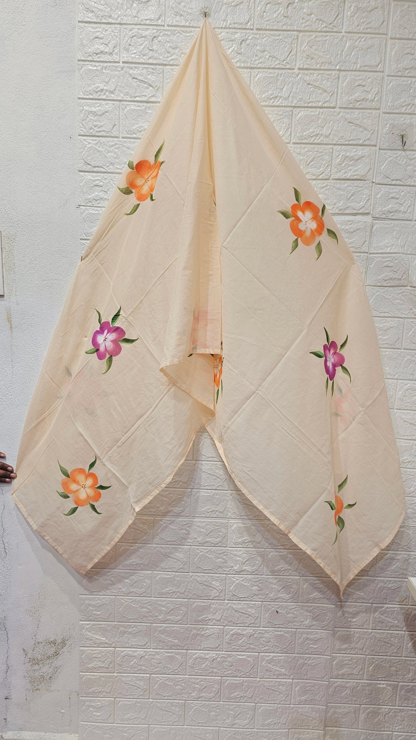 Handloom Mul Cotton brush Paint Umbrella 3 Piece Set
