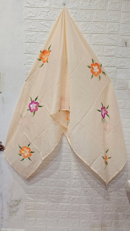Handloom Mul Cotton brush Paint Umbrella 3 Piece Set