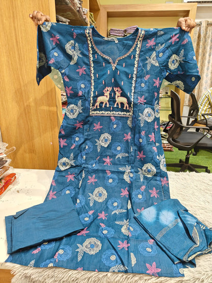 Animal Neck Work Feeding Set