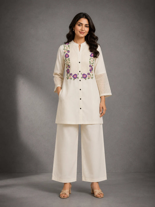 Jute Cotton Boutique Style Co-ord Set