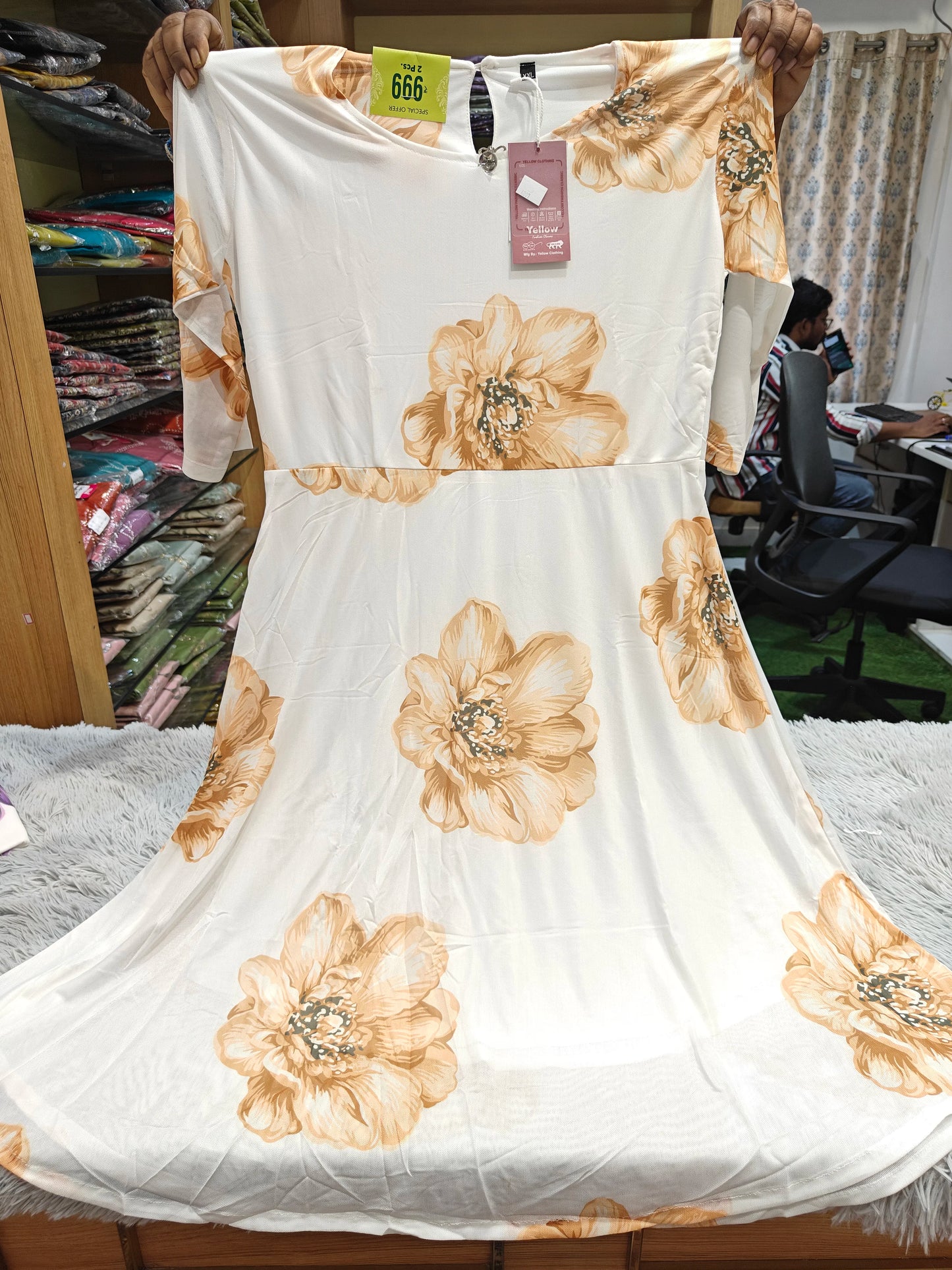 Flower Imported Western Top