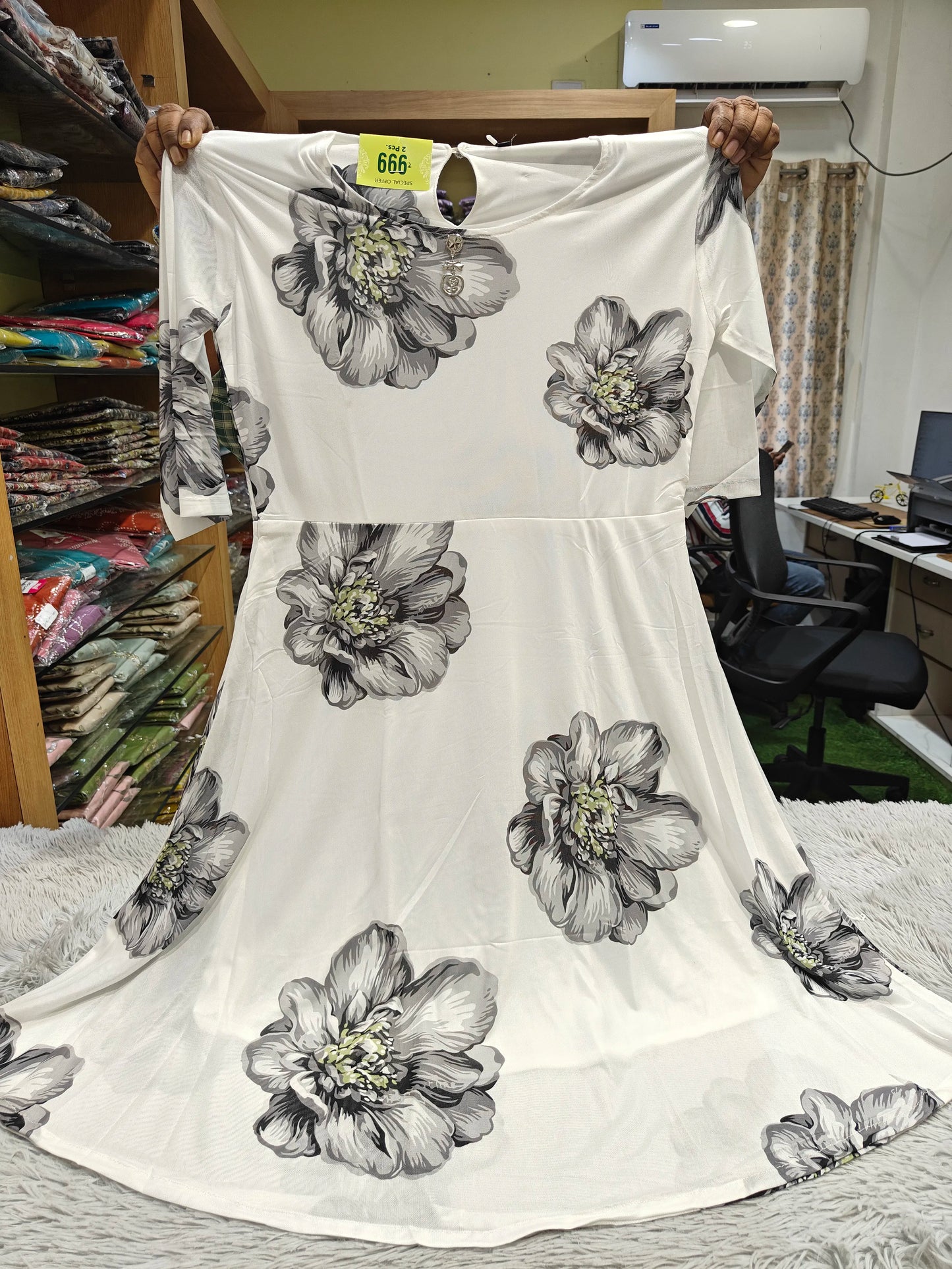 Flower Imported Western Top