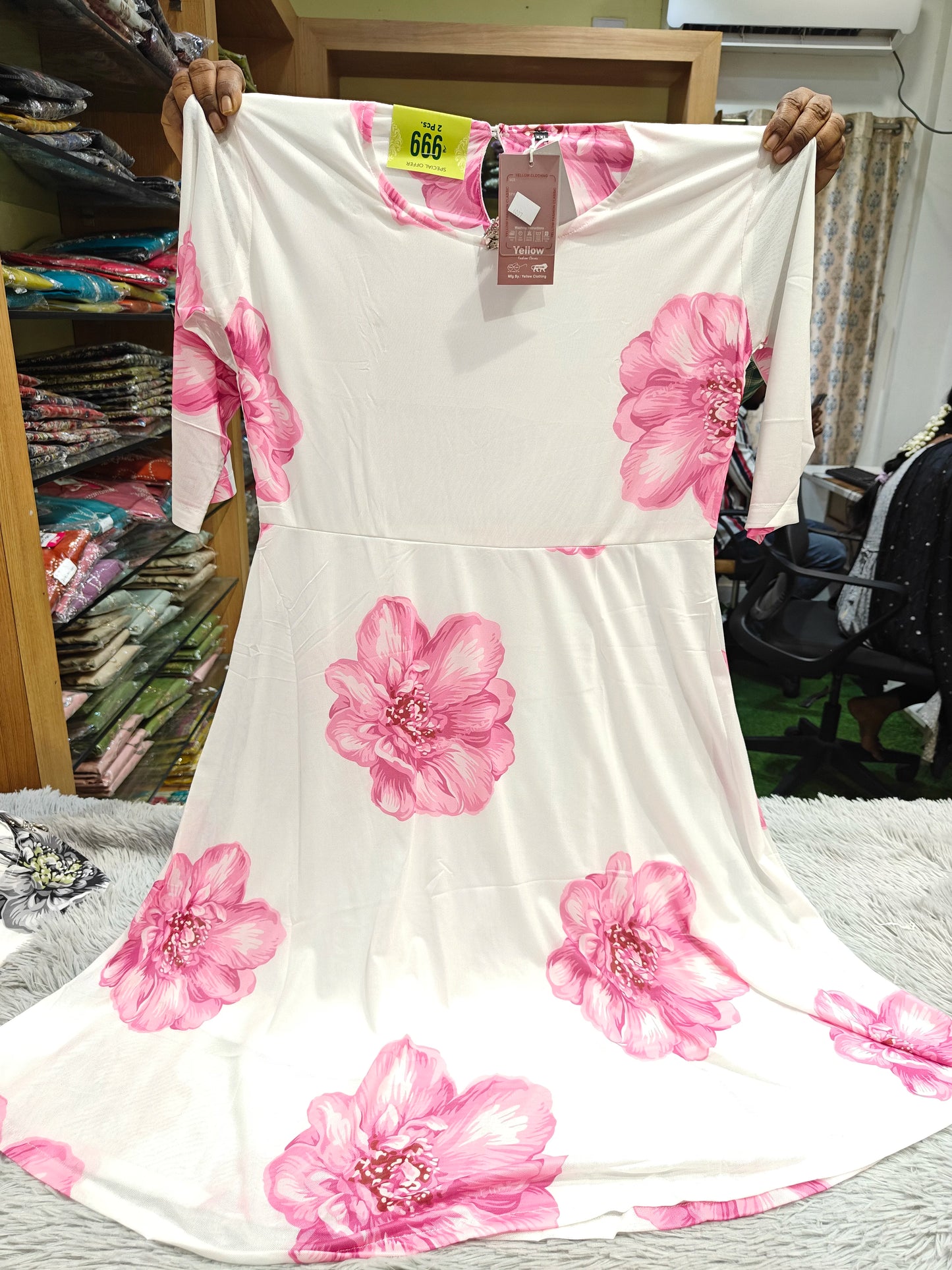 Flower Imported Western Top
