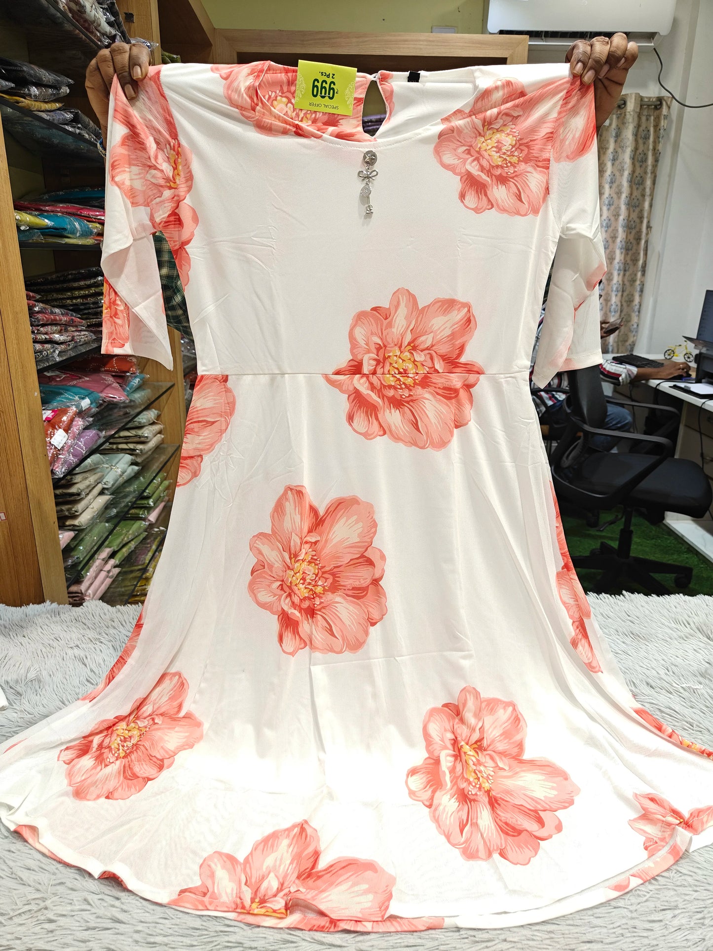 Flower Imported Western Top