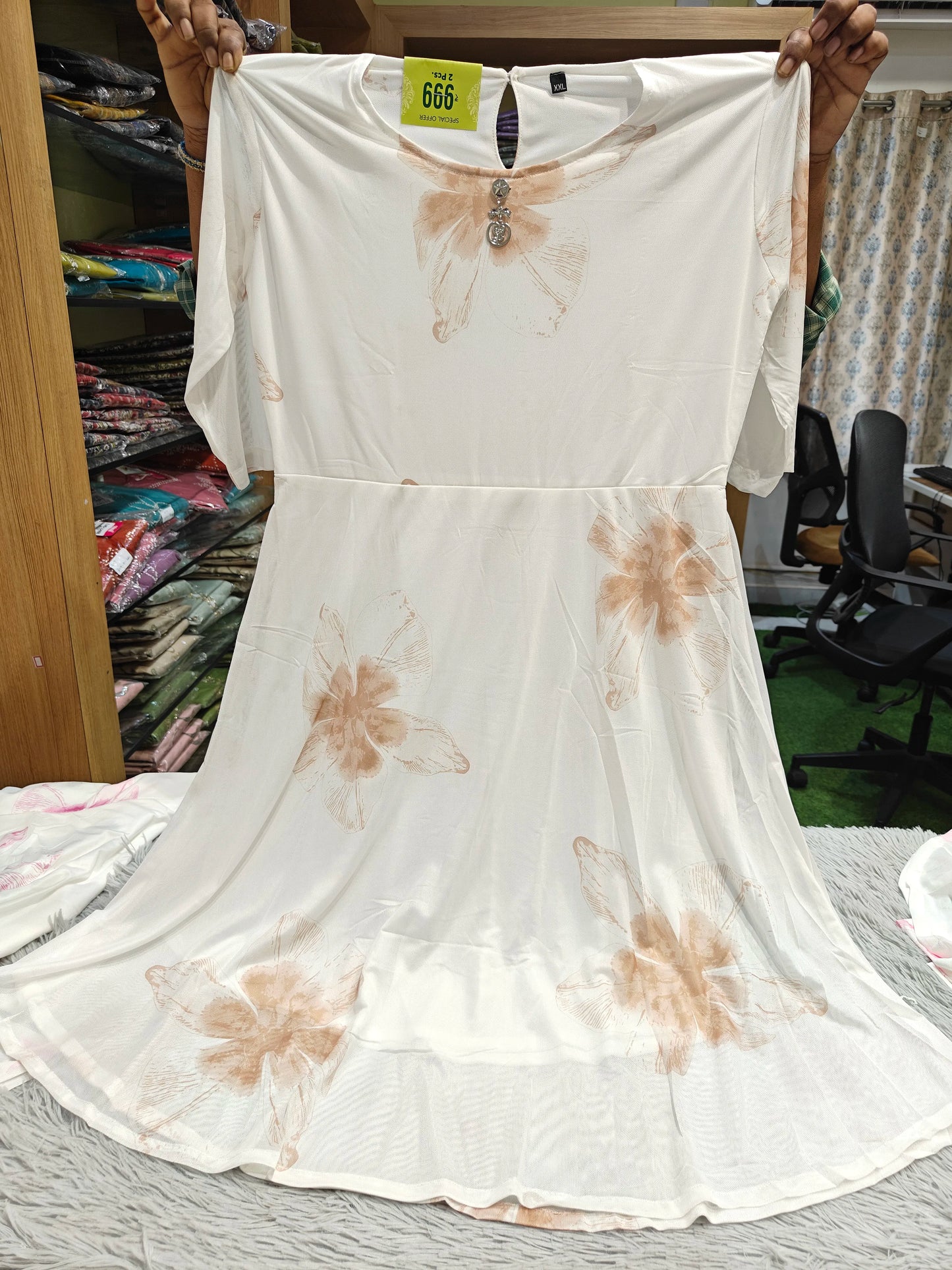 Flower Imported Western Top