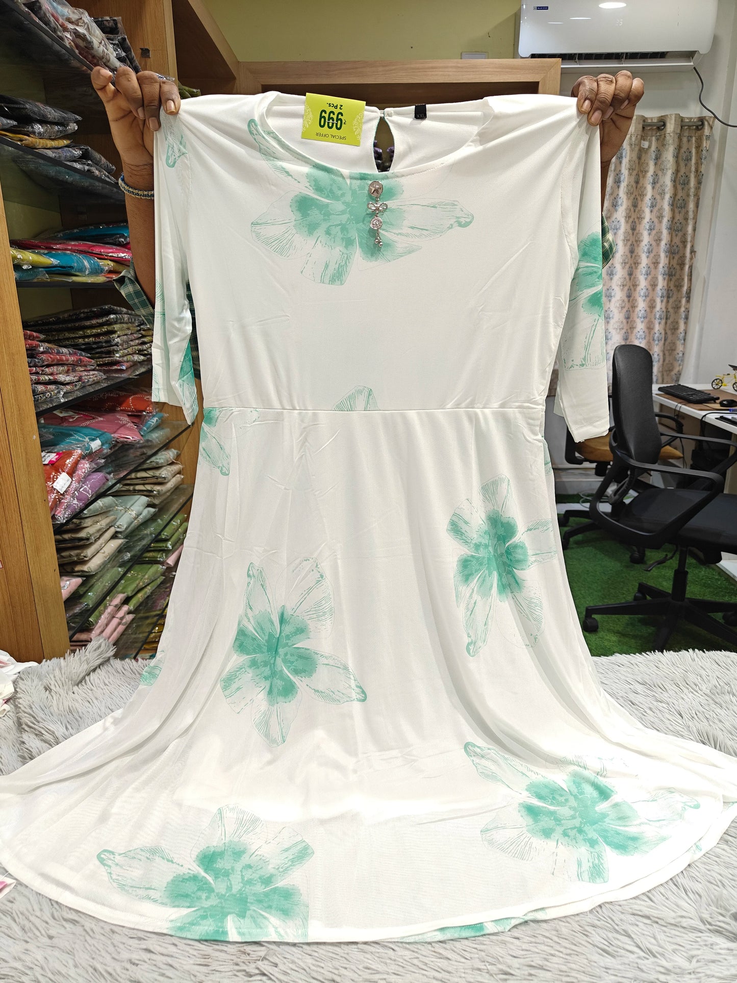 Flower Imported Western Top