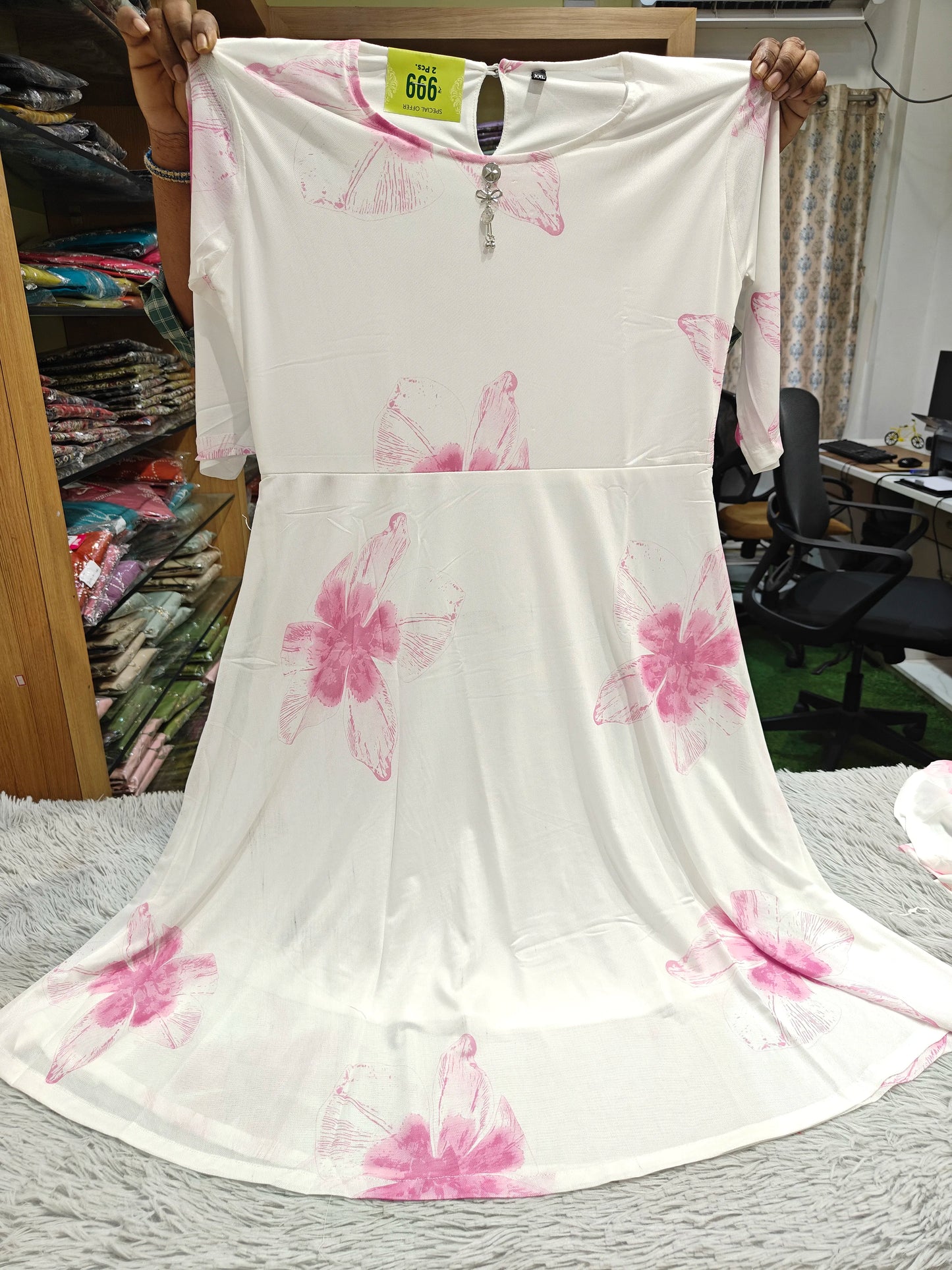 Flower Imported Western Top