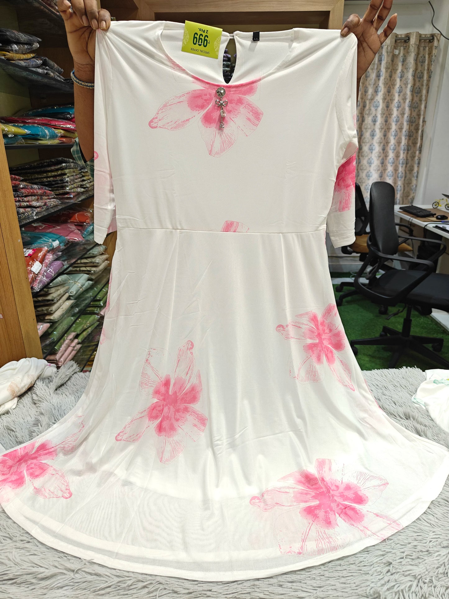 Flower Imported Western Top