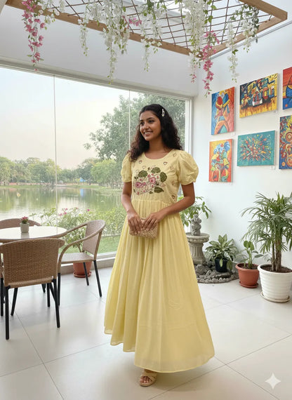 Gagri Pattern Kota Frocks