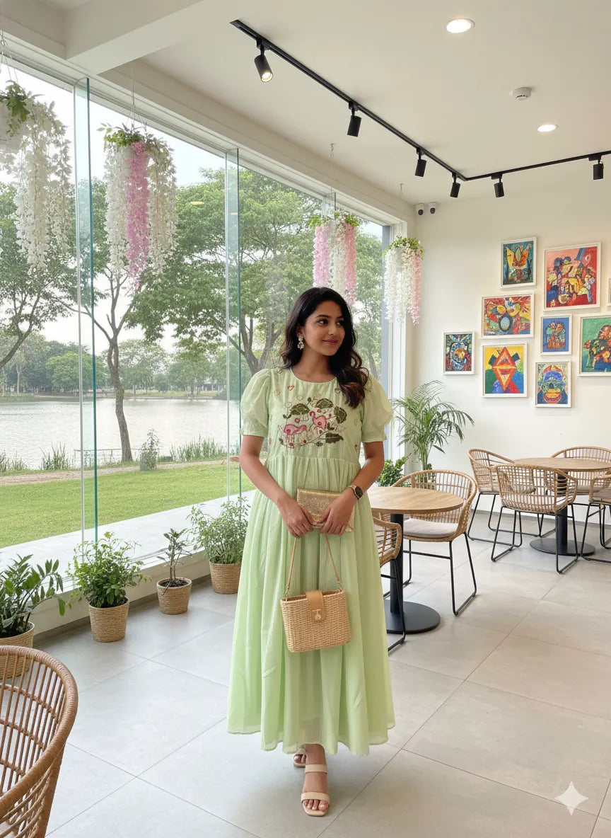 Gagri Pattern Kota Frocks