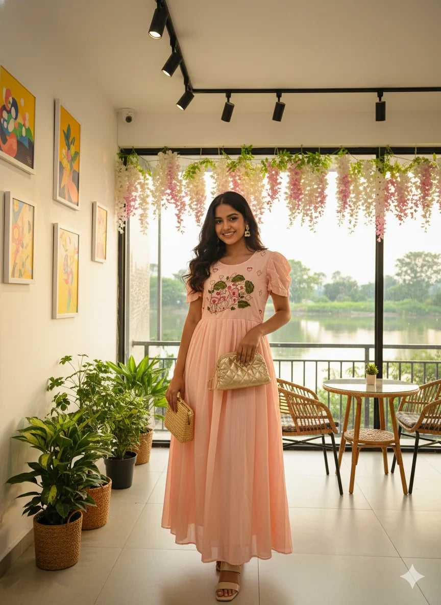 Gagri Pattern Kota Frocks