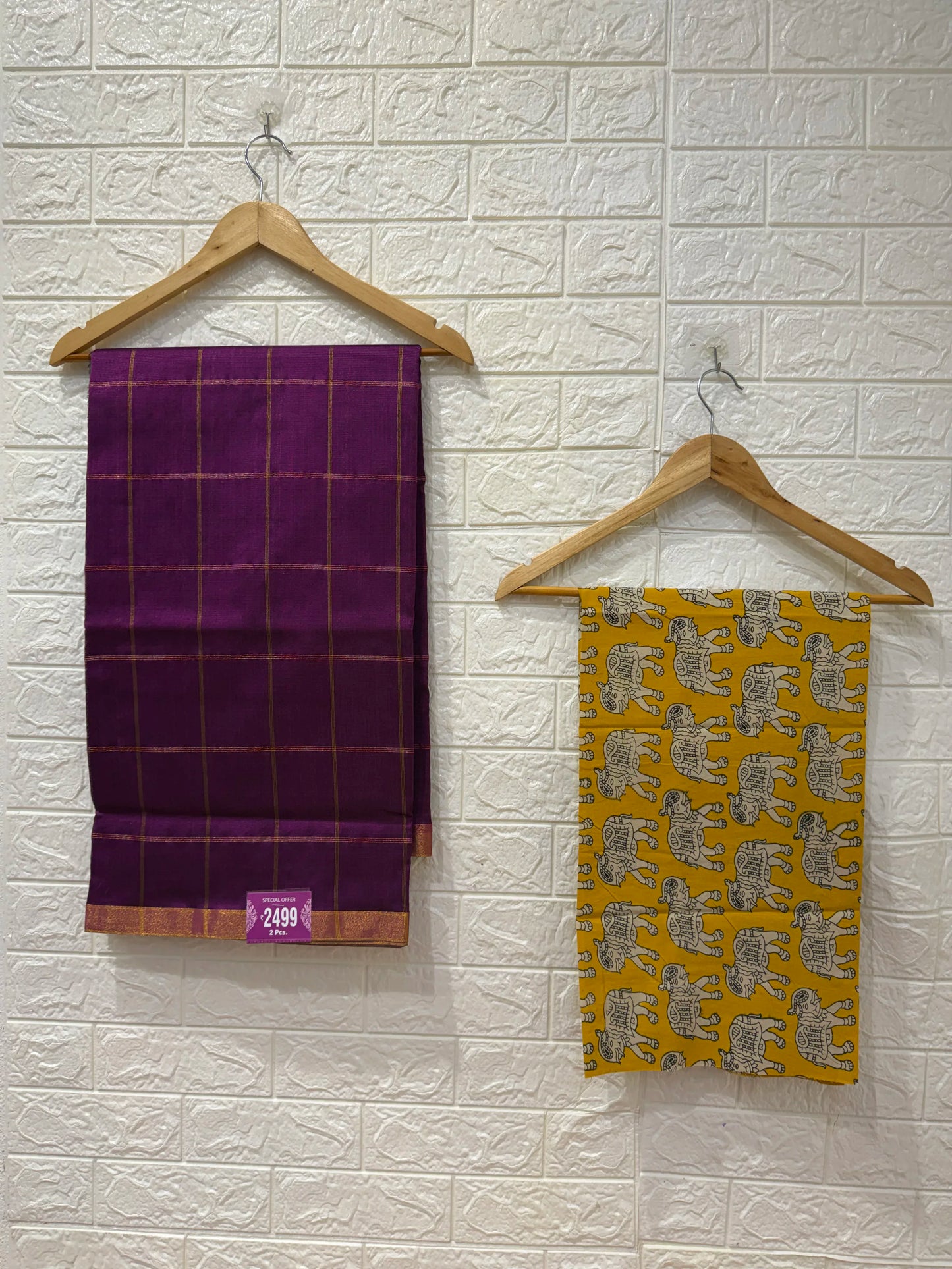Mangalgiri Sarees With Kalamkari Blouses