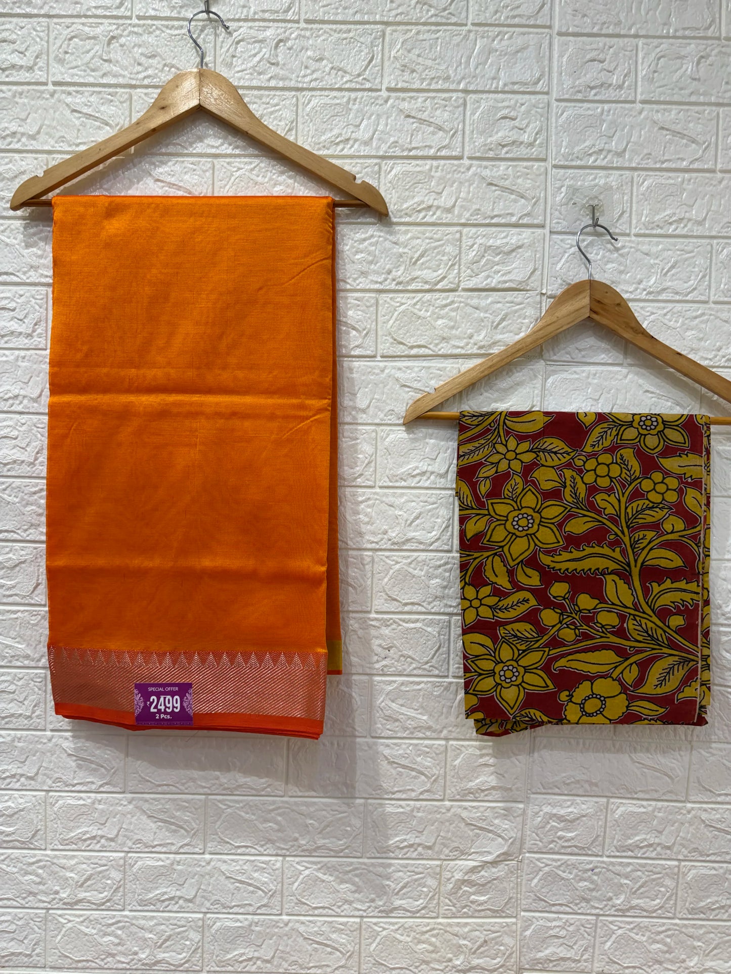 Mangalgiri Sarees With Kalamkari Blouses