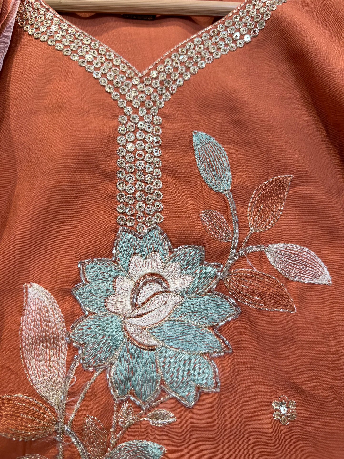 ROMAN SILK HAND WORK 3 PIECE SET