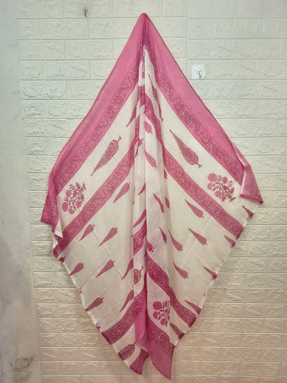 Mul Cotton Embroidery Umbrella 3 Piece Kurta Set