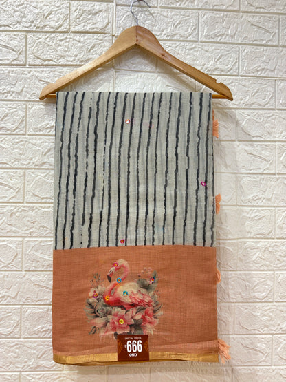 Chanderi Cotton Sarees With Blouses