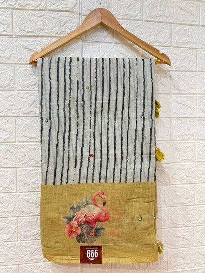Chanderi Cotton Sarees With Blouses