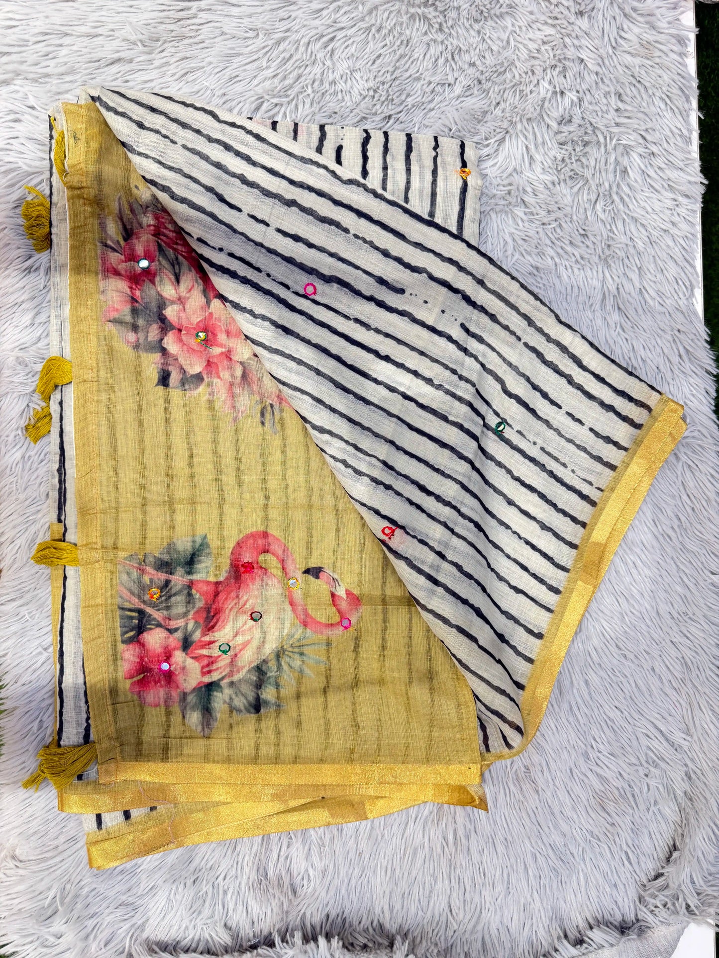 Chanderi Cotton Sarees With Blouses