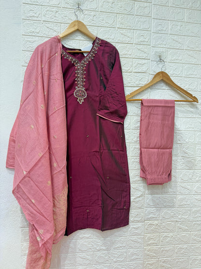 Rangeela Hand Work Partywear 3 Piece Set