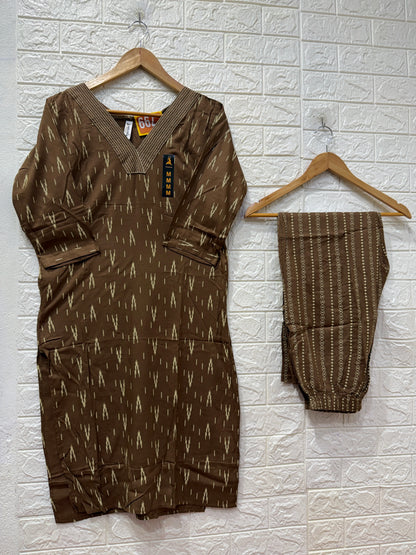 Rayon Print Design 2 Piece Cord Set