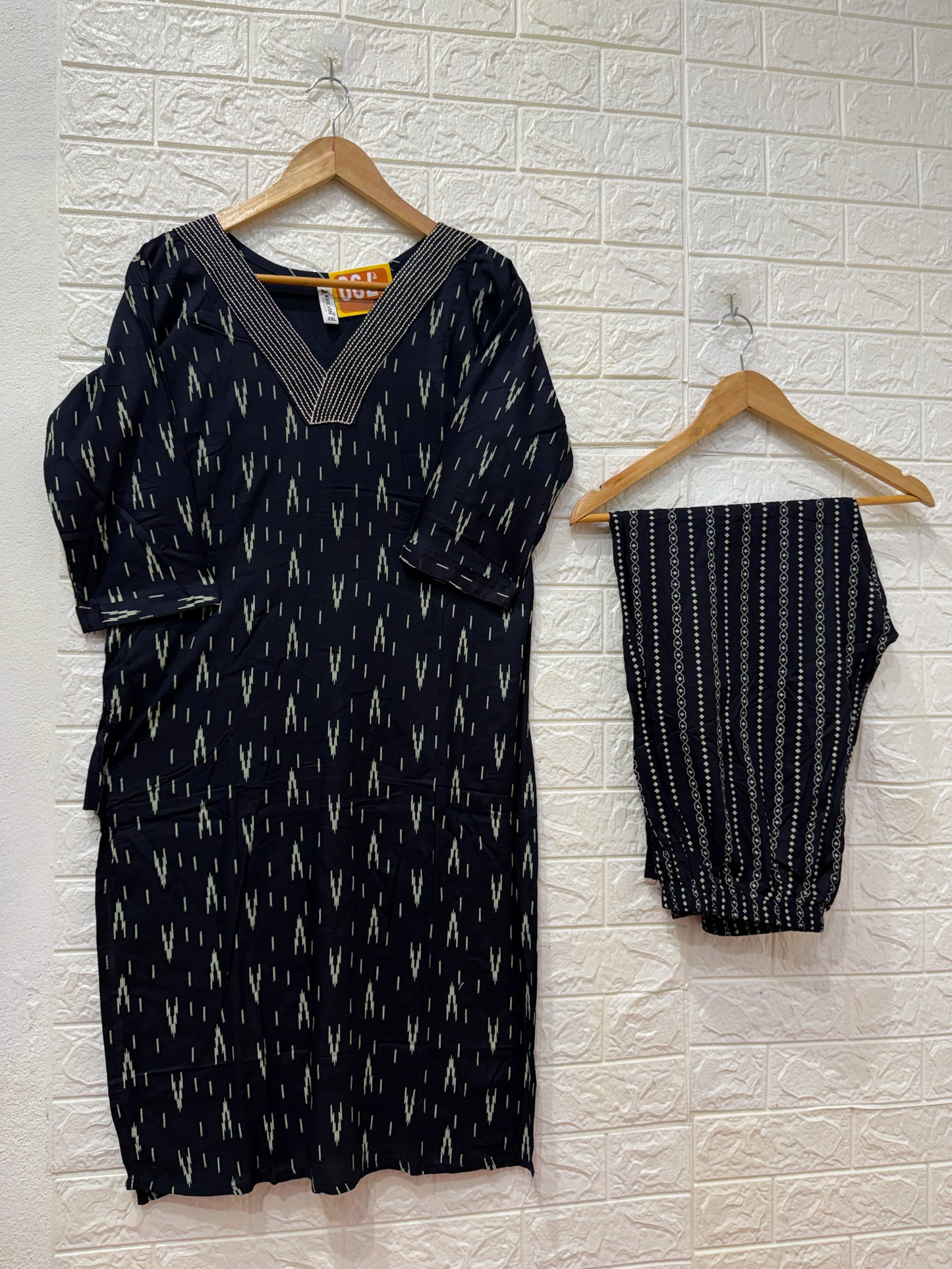 Rayon Print Design 2 Piece Cord Set