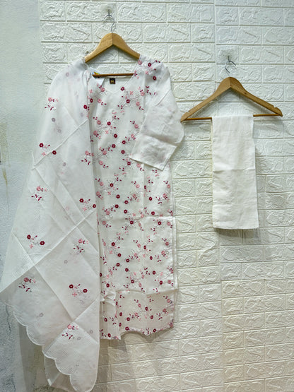 Restock Kota Embroidery Work 3 Piece Set