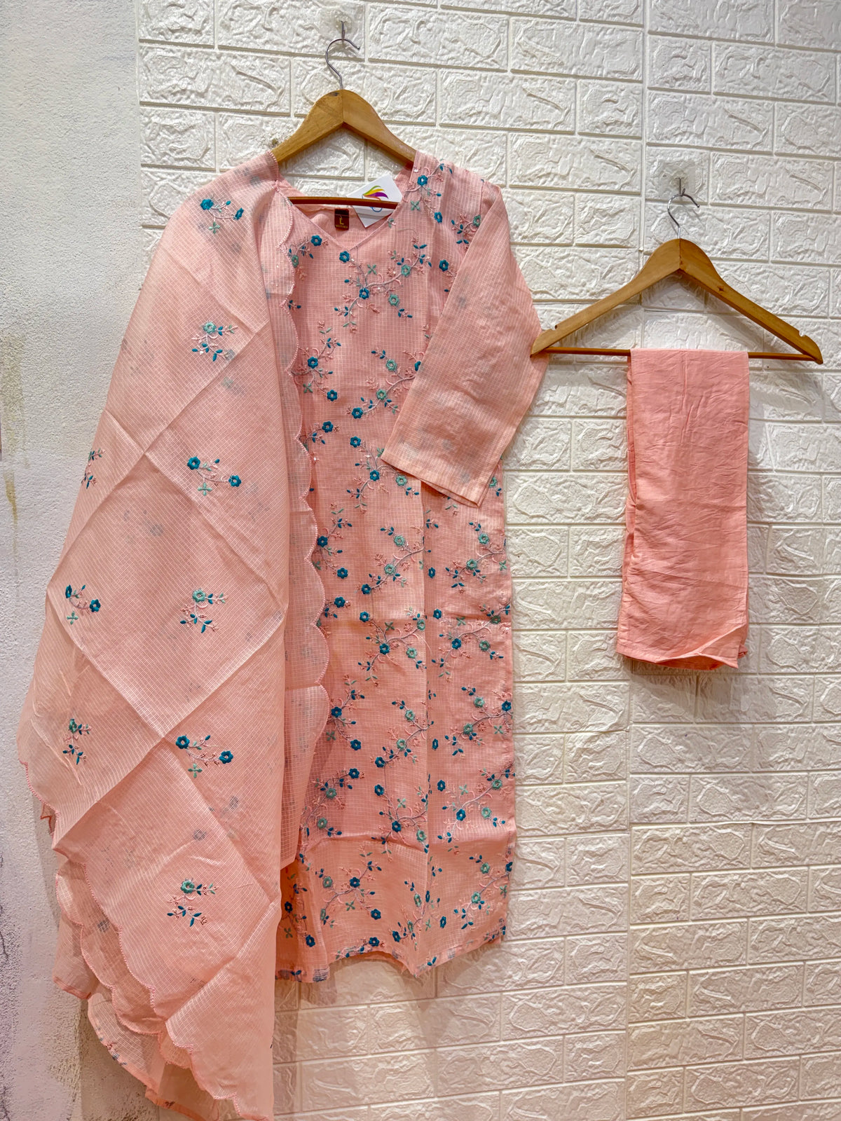 Restock Kota Embroidery Work 3 Piece Set