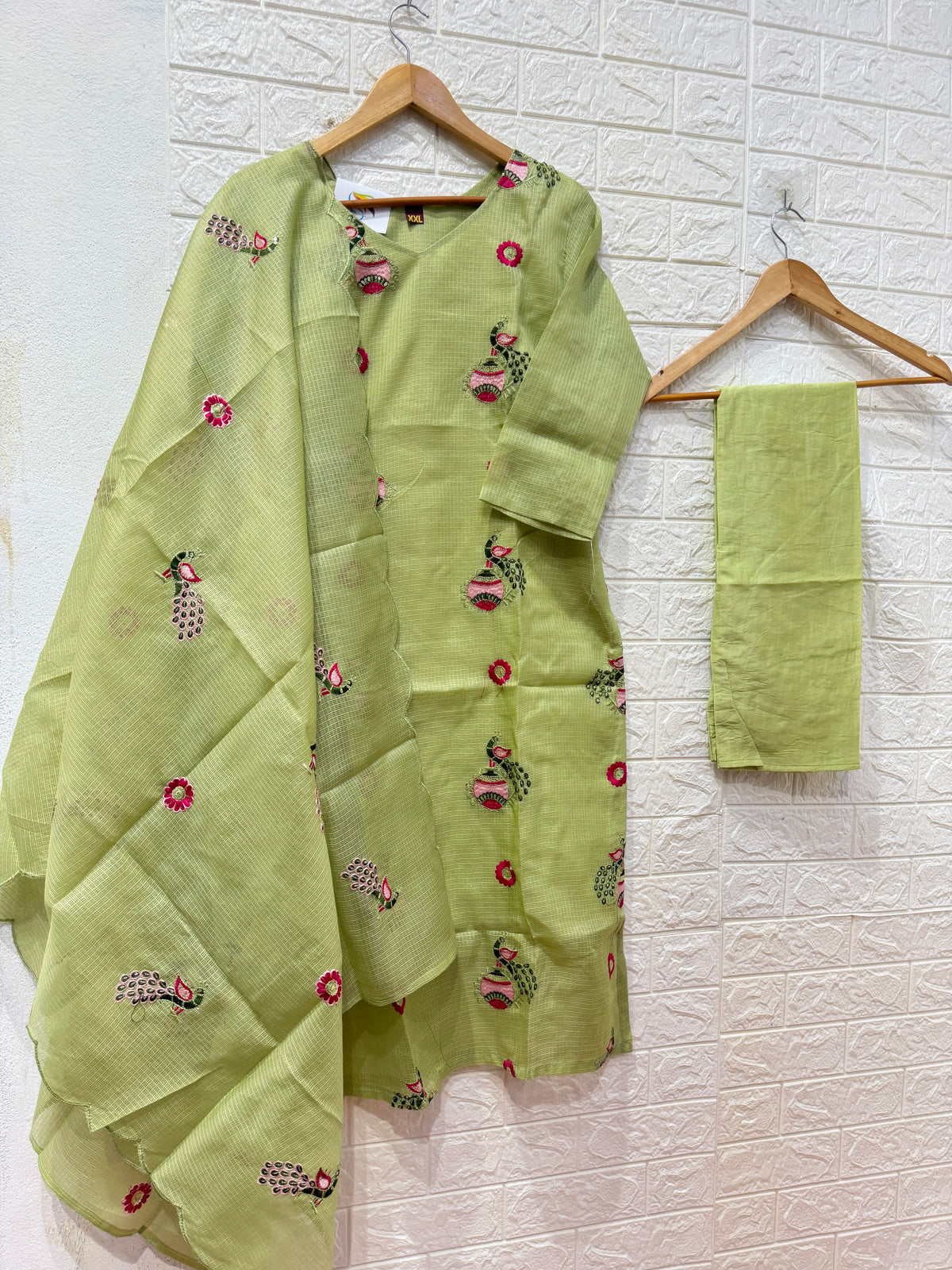 Restock Kota Embroidery Work 3 Piece Set