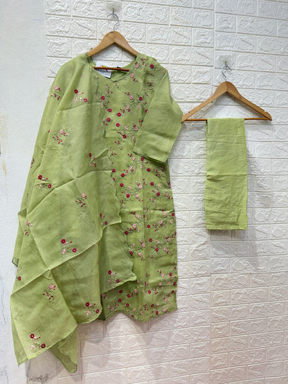 Restock Kota Embroidery Work 3 Piece Set