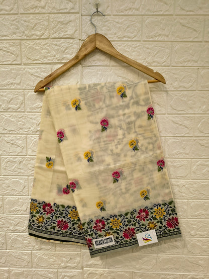 Jamdani weaving Handloom Kolkata Cotton Sarees