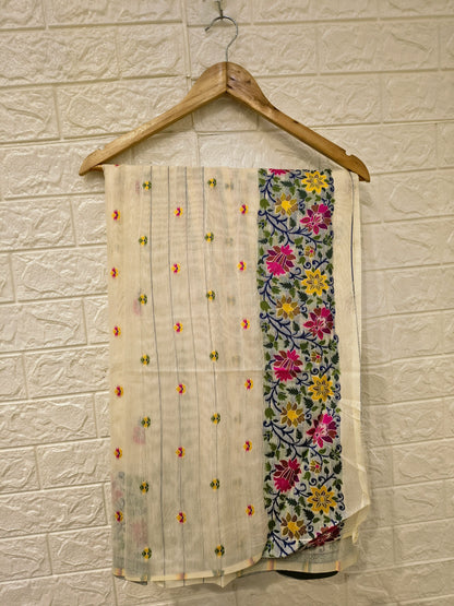 Jamdani weaving Handloom Kolkata Cotton Sarees