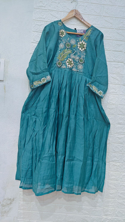 Lilly Embroidery Umbrella Kurti