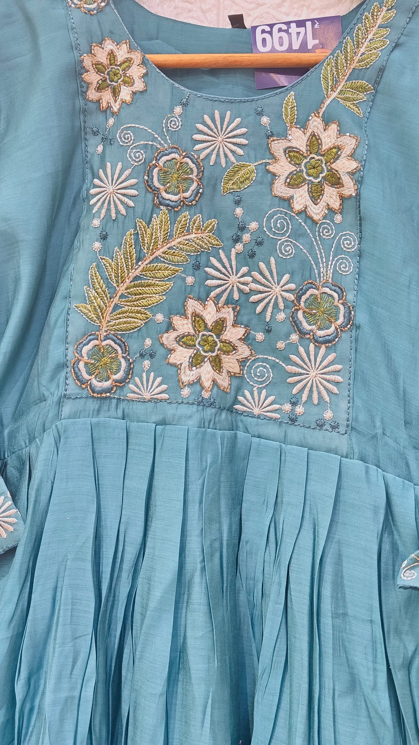 Lilly Embroidery Umbrella Kurti
