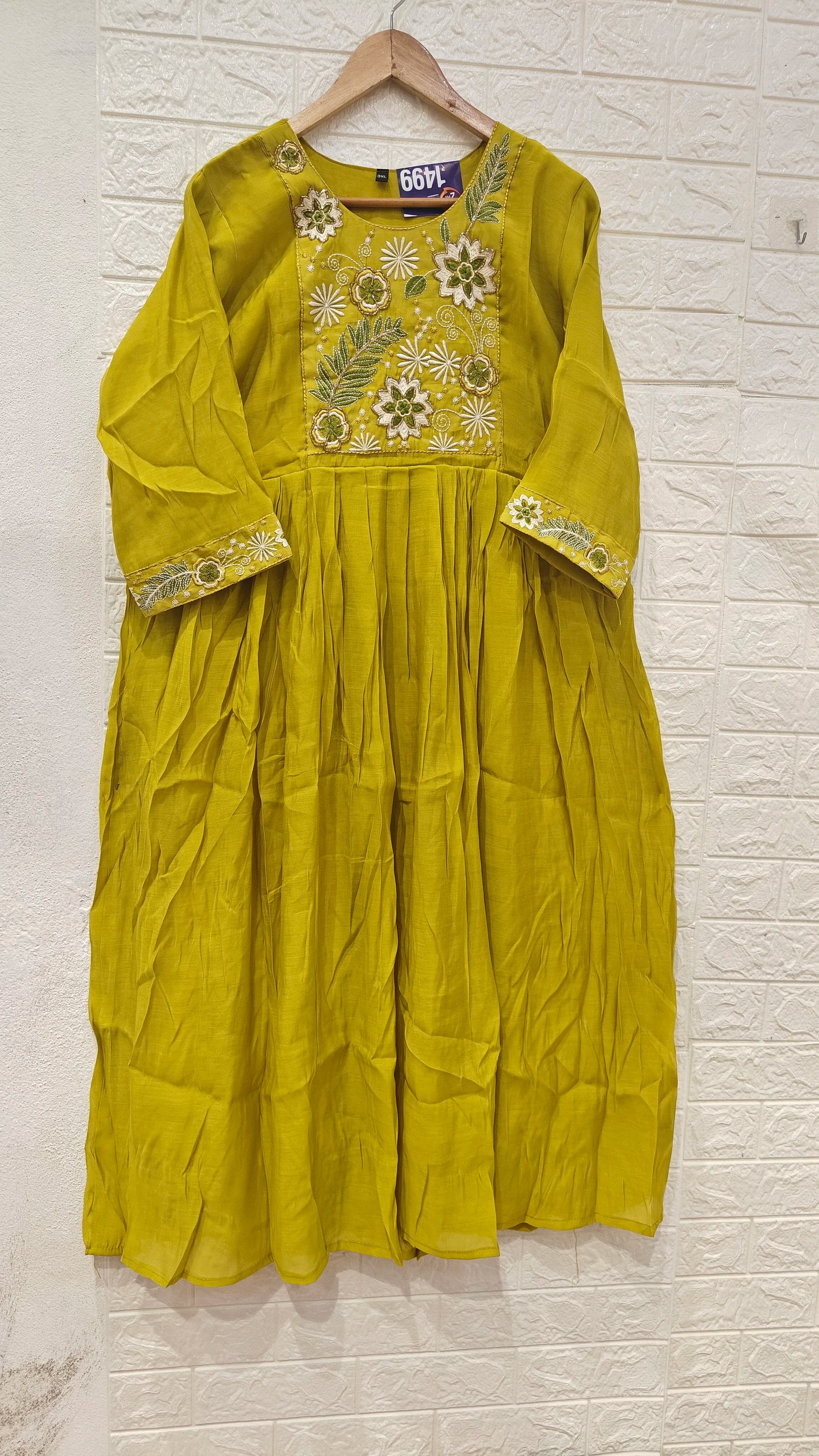 Lilly Embroidery Umbrella Kurti