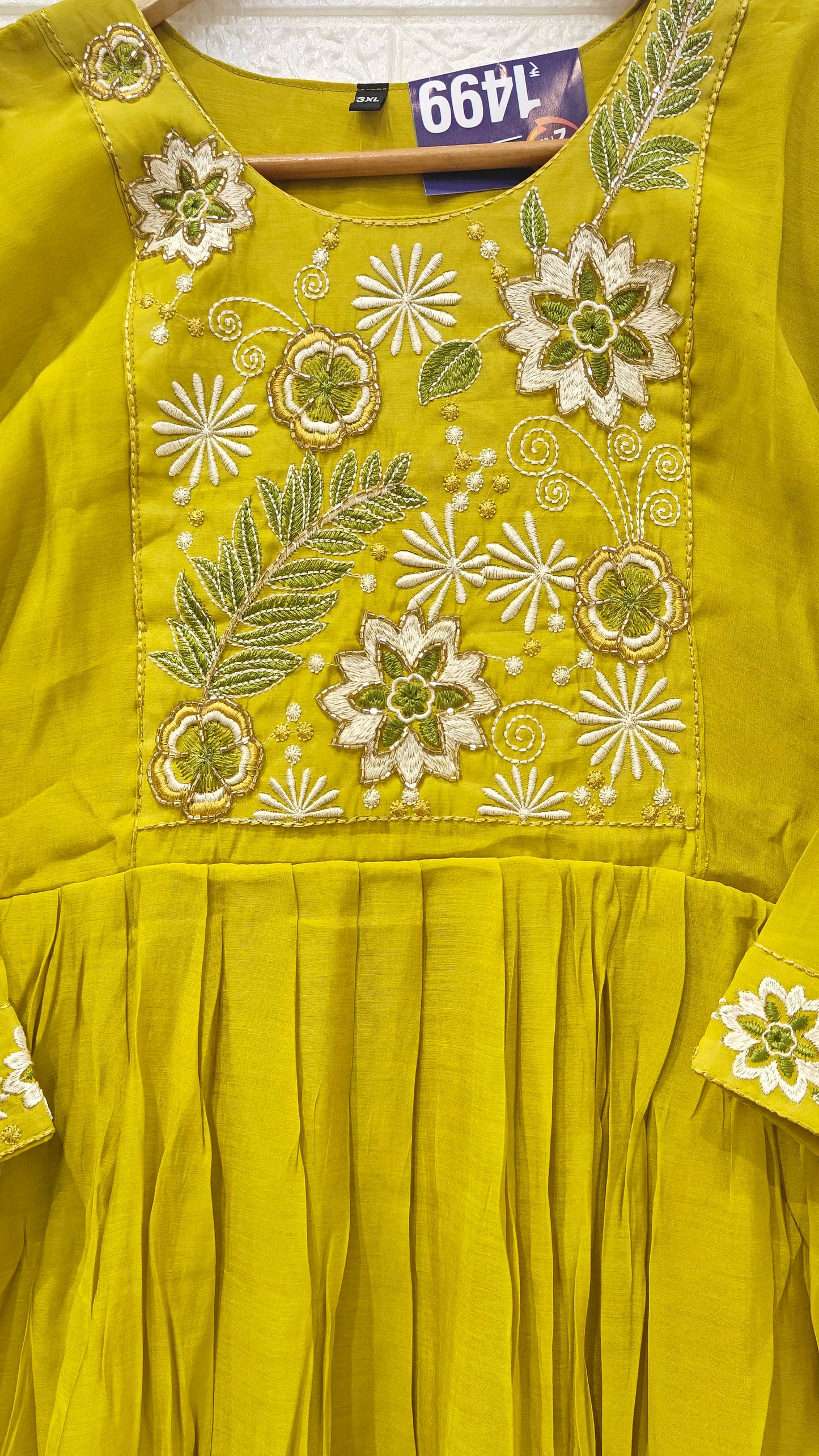 Lilly Embroidery Umbrella Kurti