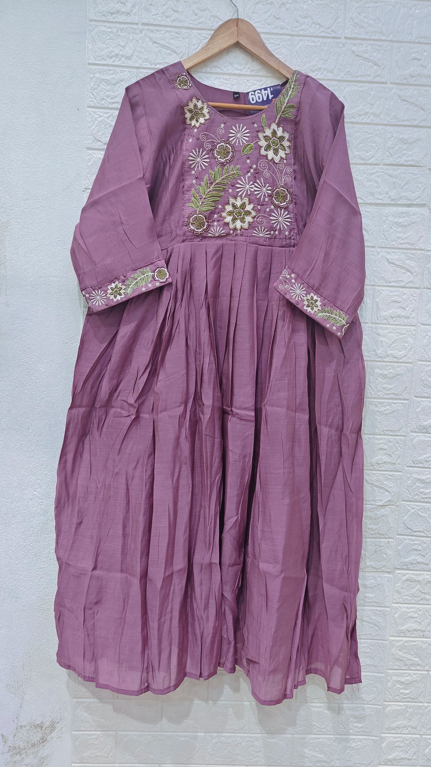 Lilly Embroidery Umbrella Kurti
