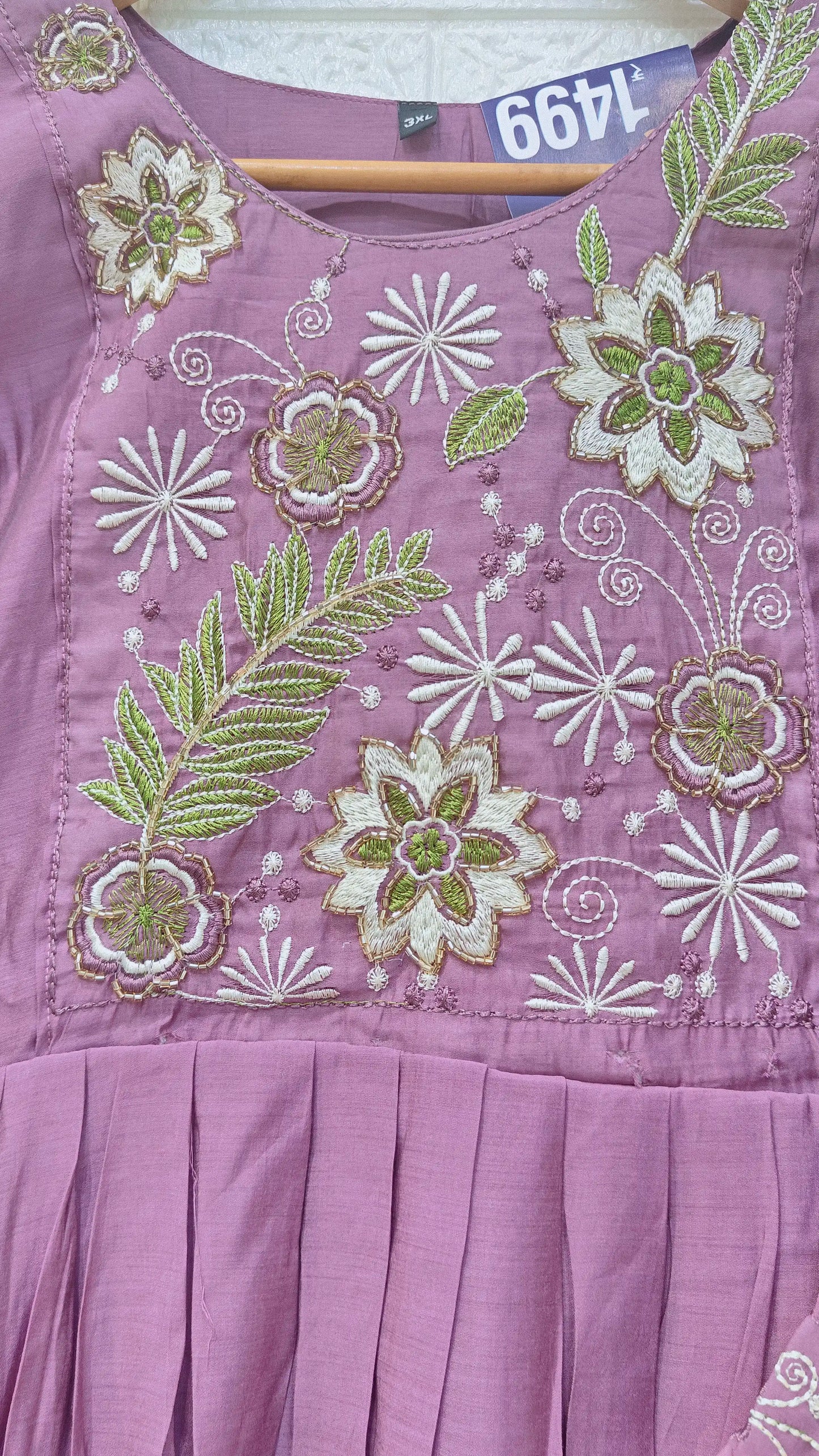 Lilly Embroidery Umbrella Kurti