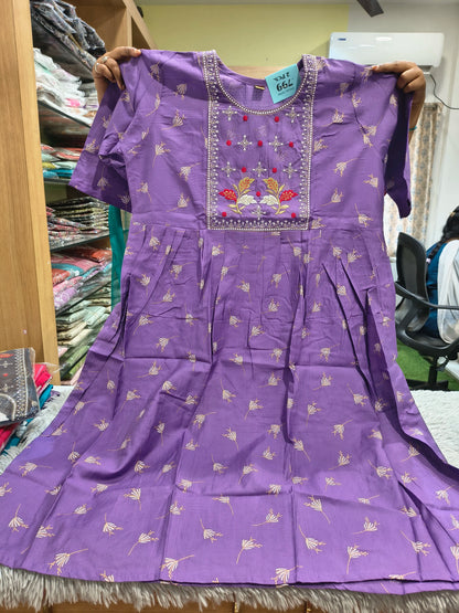 Mirchi Embroidery Vatican Tops