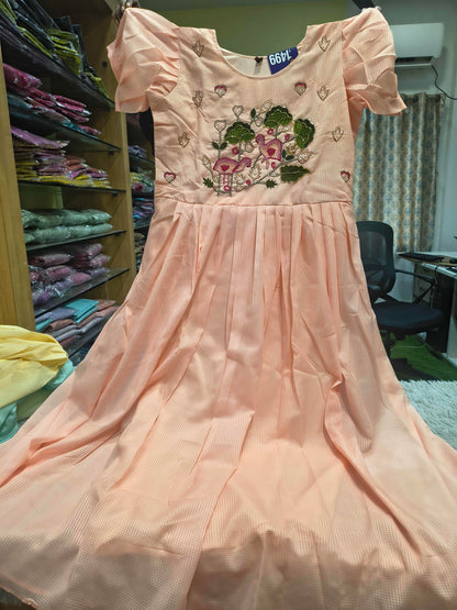 Gagri Pattern Kota Frocks